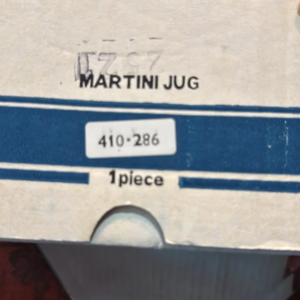 1960 Vintage Waterford Crystal Martini Jug Never Used - Picture 6 of 7